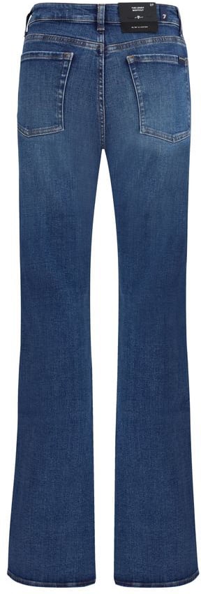 7 For All Mankind 7FOR Blue Cotton Bootcut Jeans Blauw