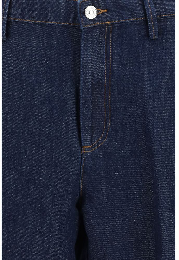 7 For All Mankind 7FOR Blue Cotton Jeans Denim Blauw