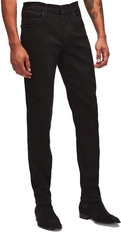 7 For All Mankind 7forallmankind Slimmy Tapered Luxe Performance Plus Black Zwart