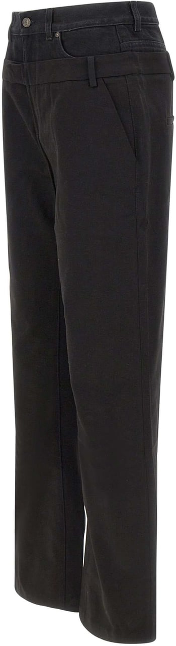 7 For All Mankind Trousers Black Zwart