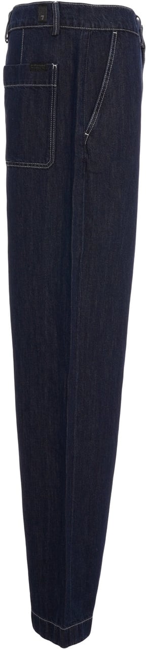 7 For All Mankind Wide leg jeans Blauw