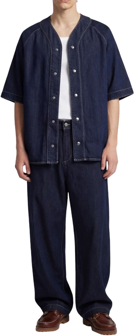 7 For All Mankind Wide leg jeans Blauw