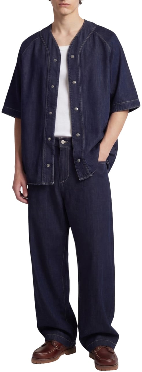 7 For All Mankind Wide leg jeans Blauw