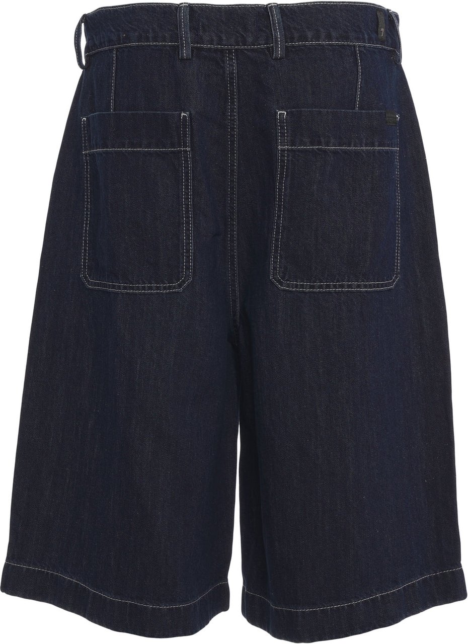 7 For All Mankind Denim bermuda shorts Blauw