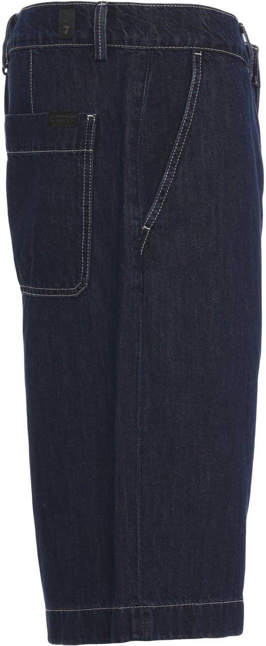 7 For All Mankind Denim bermuda shorts Blauw