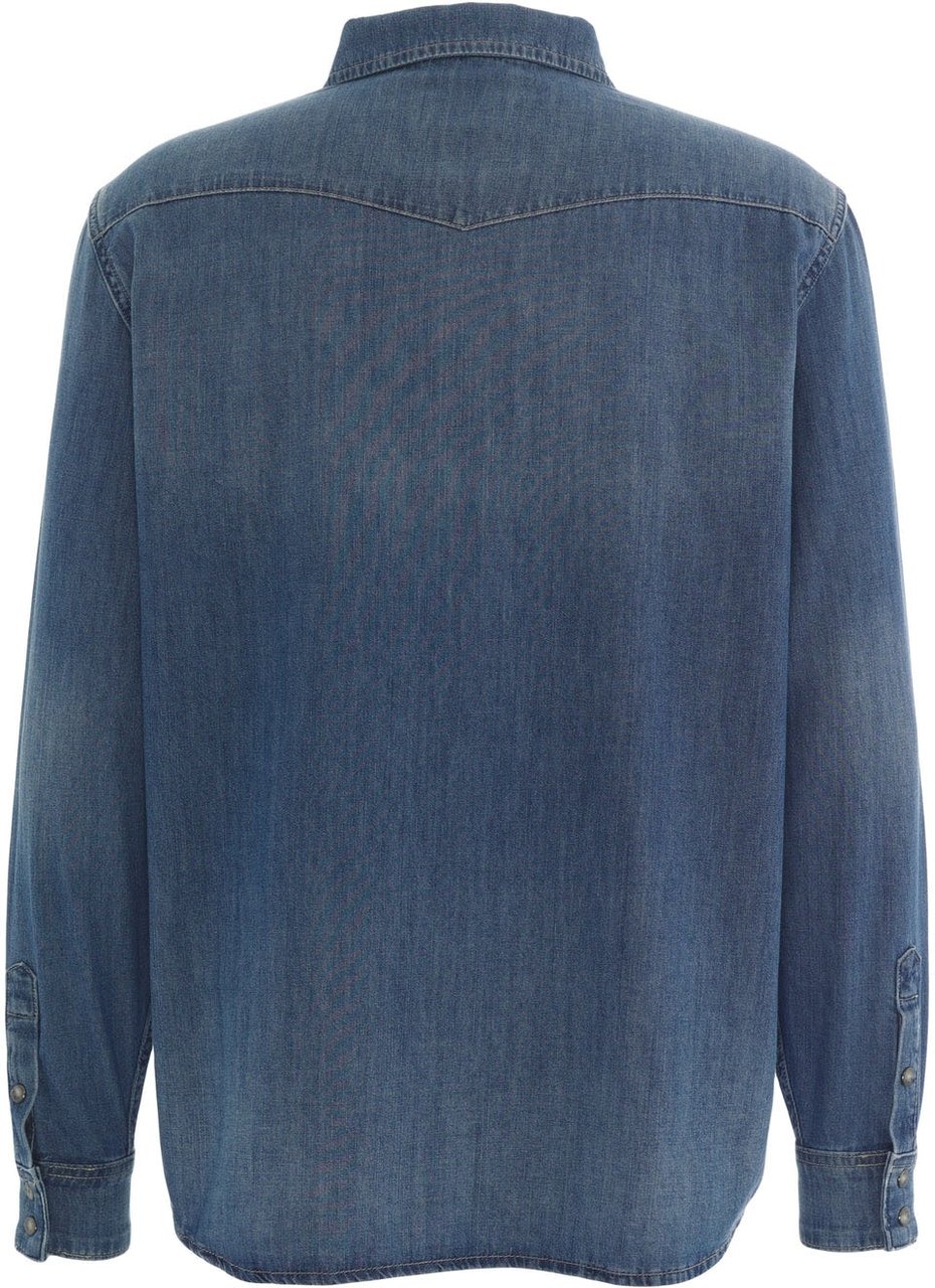 7 For All Mankind Cotton shirt Blauw