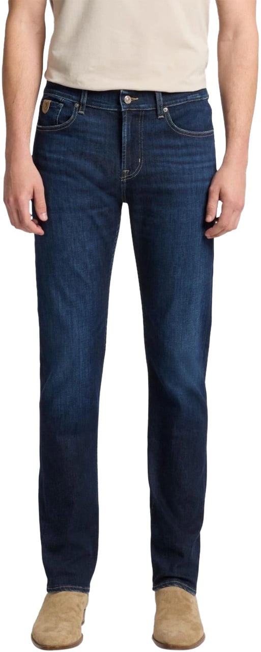 7 For All Mankind Heren Slimmy Fairfield Jeans Blauw Blauw
