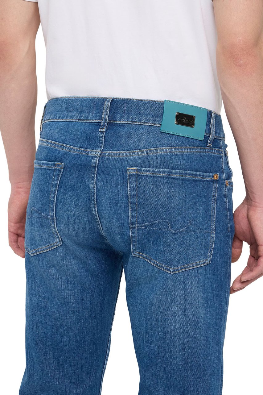 7 For All Mankind Slimmy Special Edition Fisherman Bl Blauw