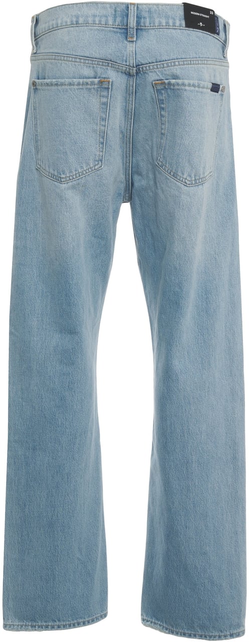 7 For All Mankind Jeans 'Modern Straight' Blauw