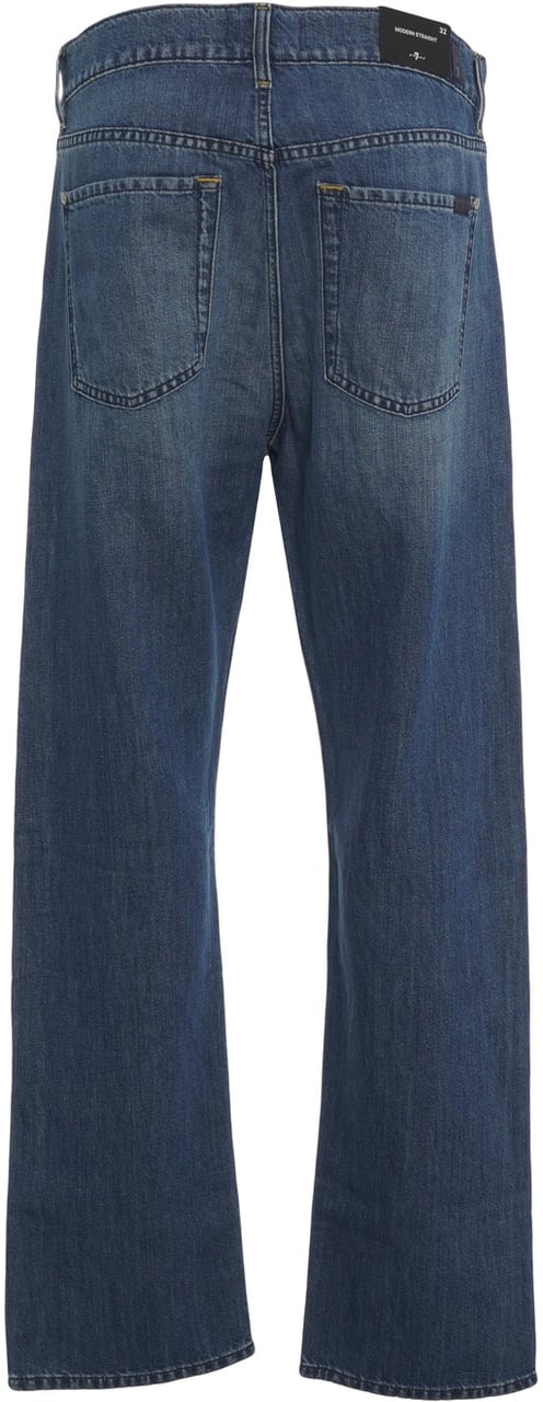 7 For All Mankind Straight leg jeans Blauw