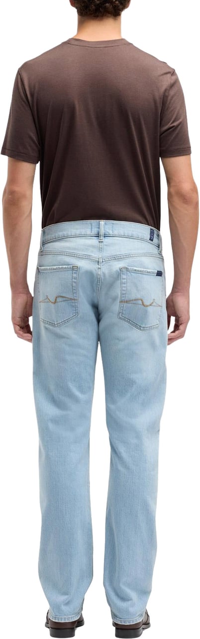 7 For All Mankind Heren The Straight Crystal Blauw