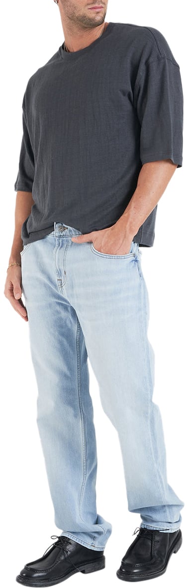 7 For All Mankind Straight leg jeans 'Spectrum' Blauw