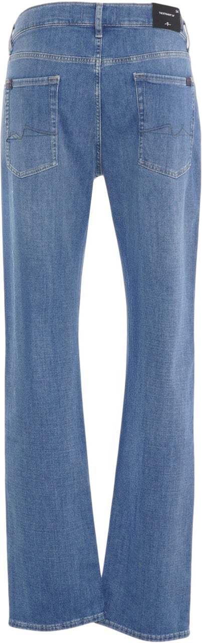 7 For All Mankind Jeans 'The Straight' Blauw