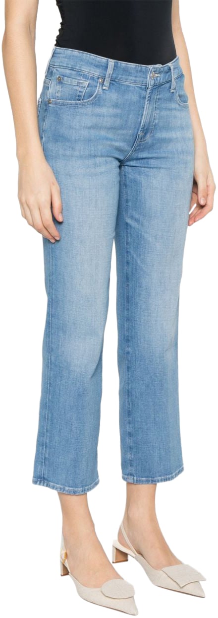 7 For All Mankind Jeans Clear Blue Blauw