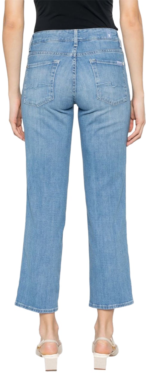 7 For All Mankind Jeans Clear Blue Blauw