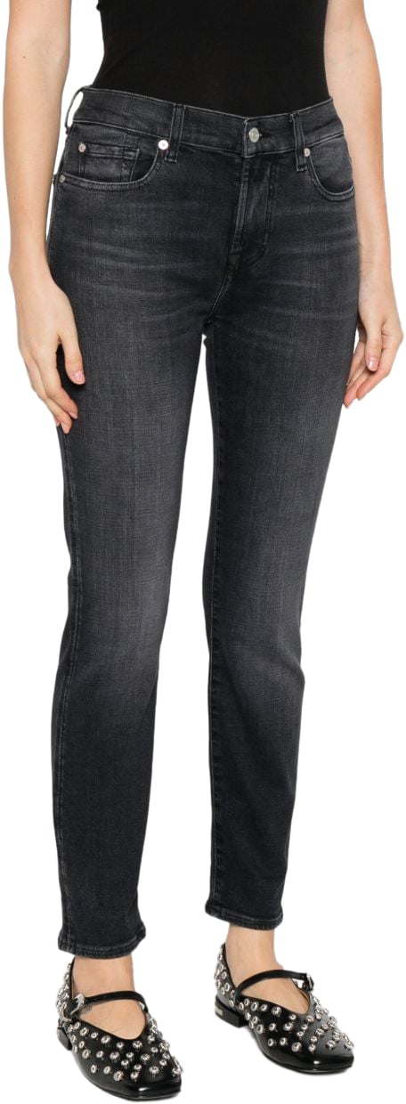 7 For All Mankind Jeans Black Zwart