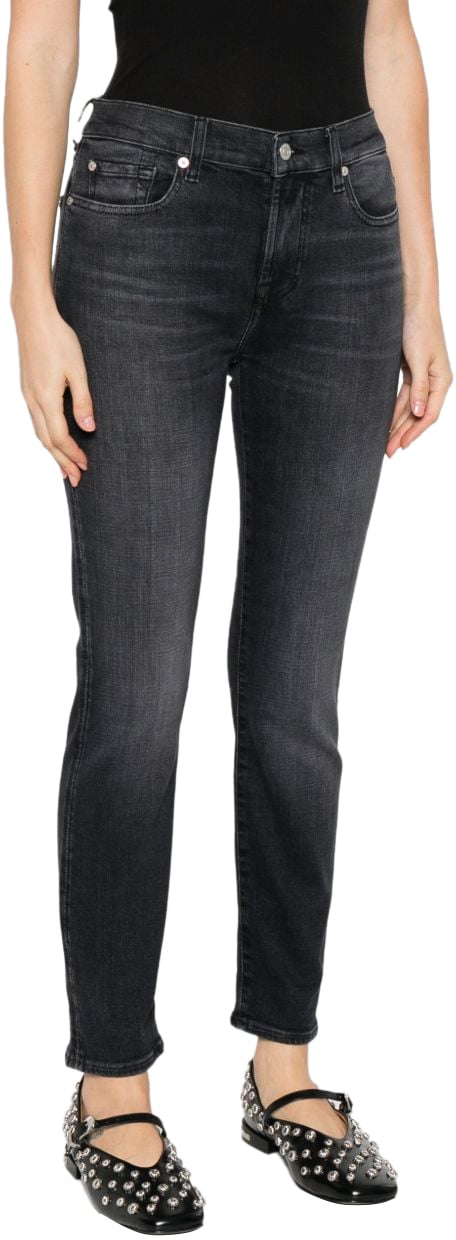 7 For All Mankind Jeans Black Zwart