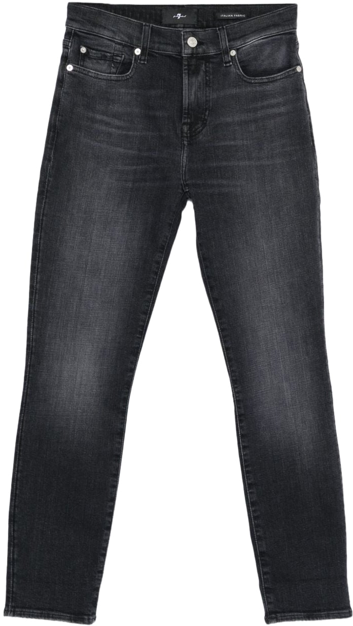7 For All Mankind Jeans Black Zwart