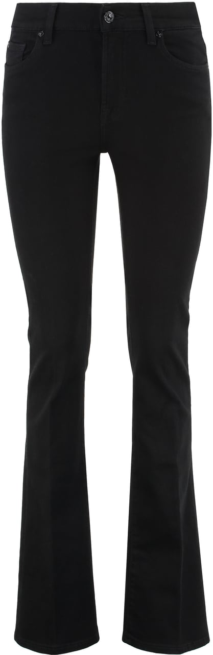 7 For All Mankind High-rise bootcut jeans Zwart