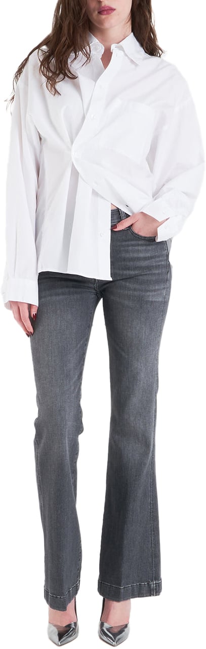 7 For All Mankind Flared jeans 'Dojo' Grijs