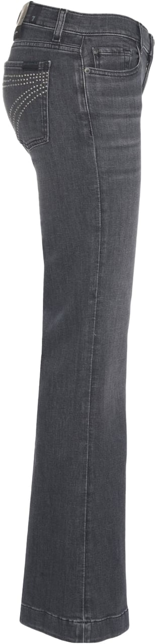 7 For All Mankind Flared jeans 'Dojo' Grijs