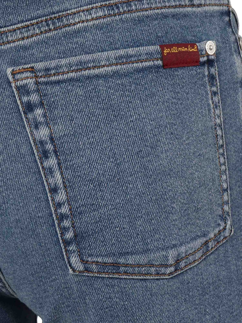 7 For All Mankind Modern Dojo Flared Jeans Blauw