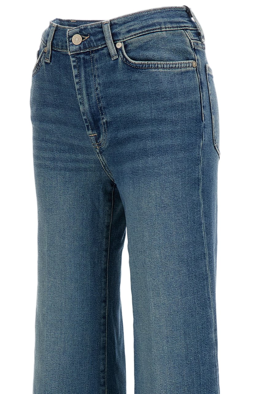 7 For All Mankind Blue Modern Dojo Super-Stretch Jeans Blauw