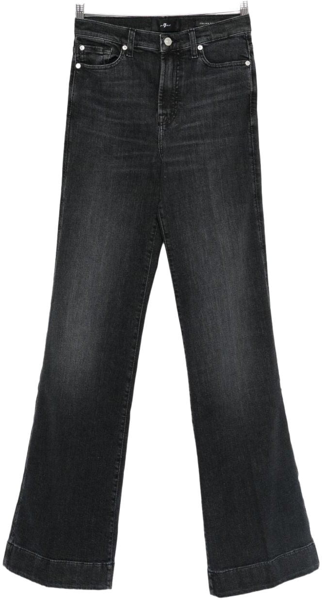 7 For All Mankind Jeans Black Zwart