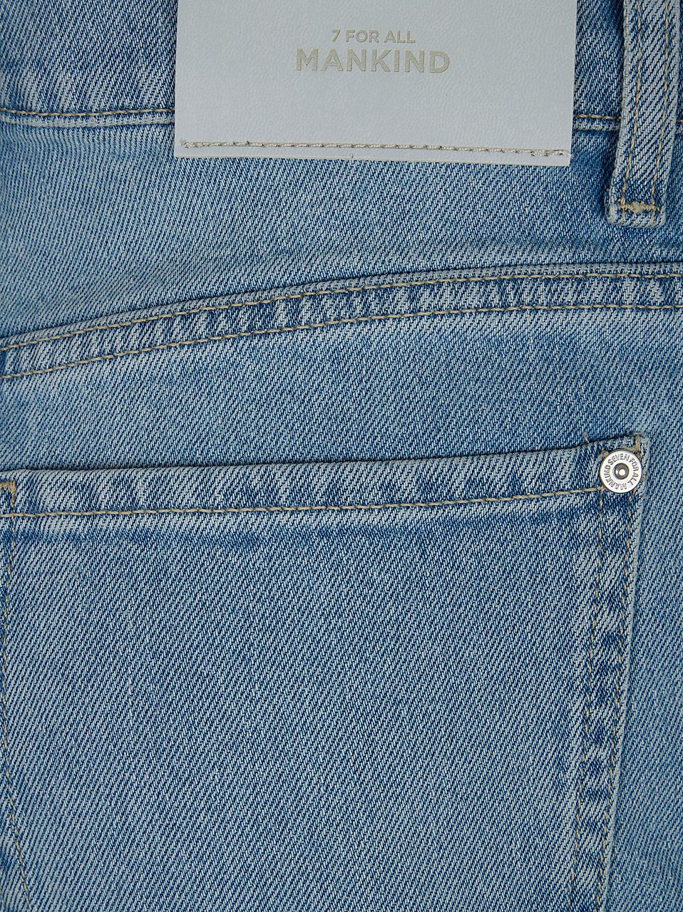 7 For All Mankind High-Waisted Retro Flare Jeans with Classic Five-Pocket Design Blauw