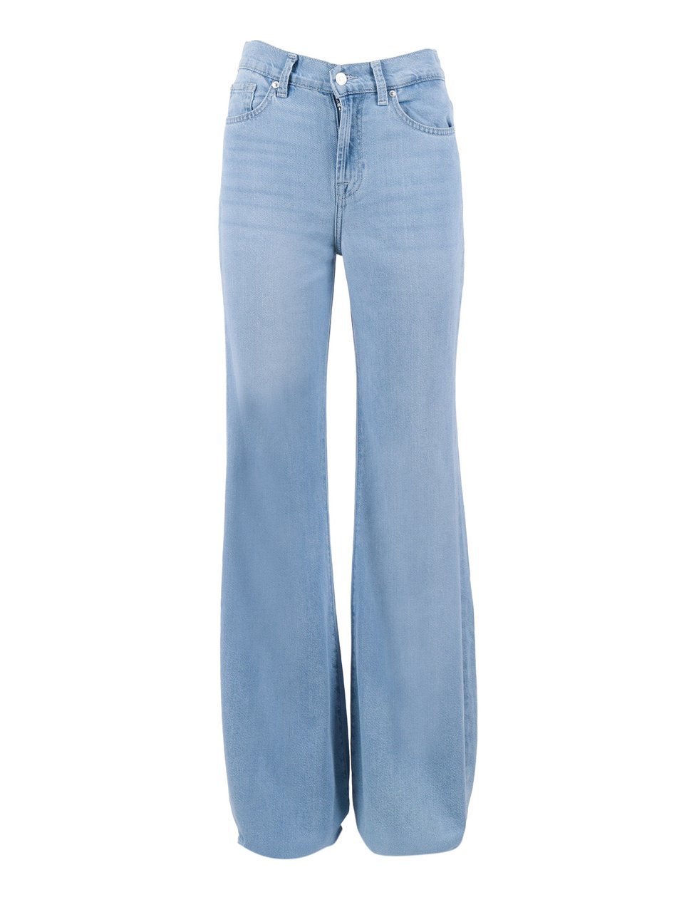 7 For All Mankind Hana Retro Flare Flared Jeans Blauw