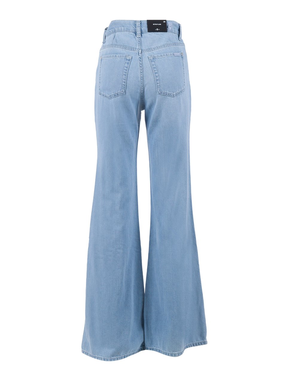 7 For All Mankind Hana Retro Flare Flared Jeans Blauw