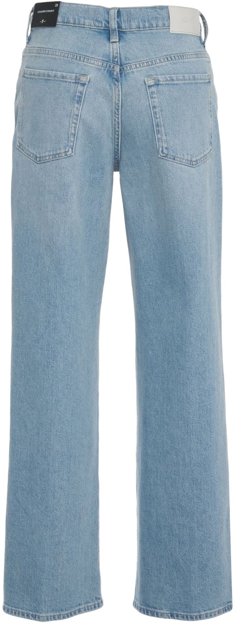7 For All Mankind Jeans 'Stovepipe' Blauw