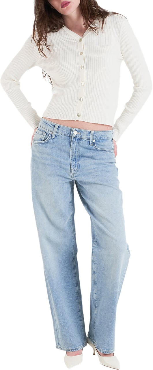 7 For All Mankind Jeans 'Stovepipe' Blauw