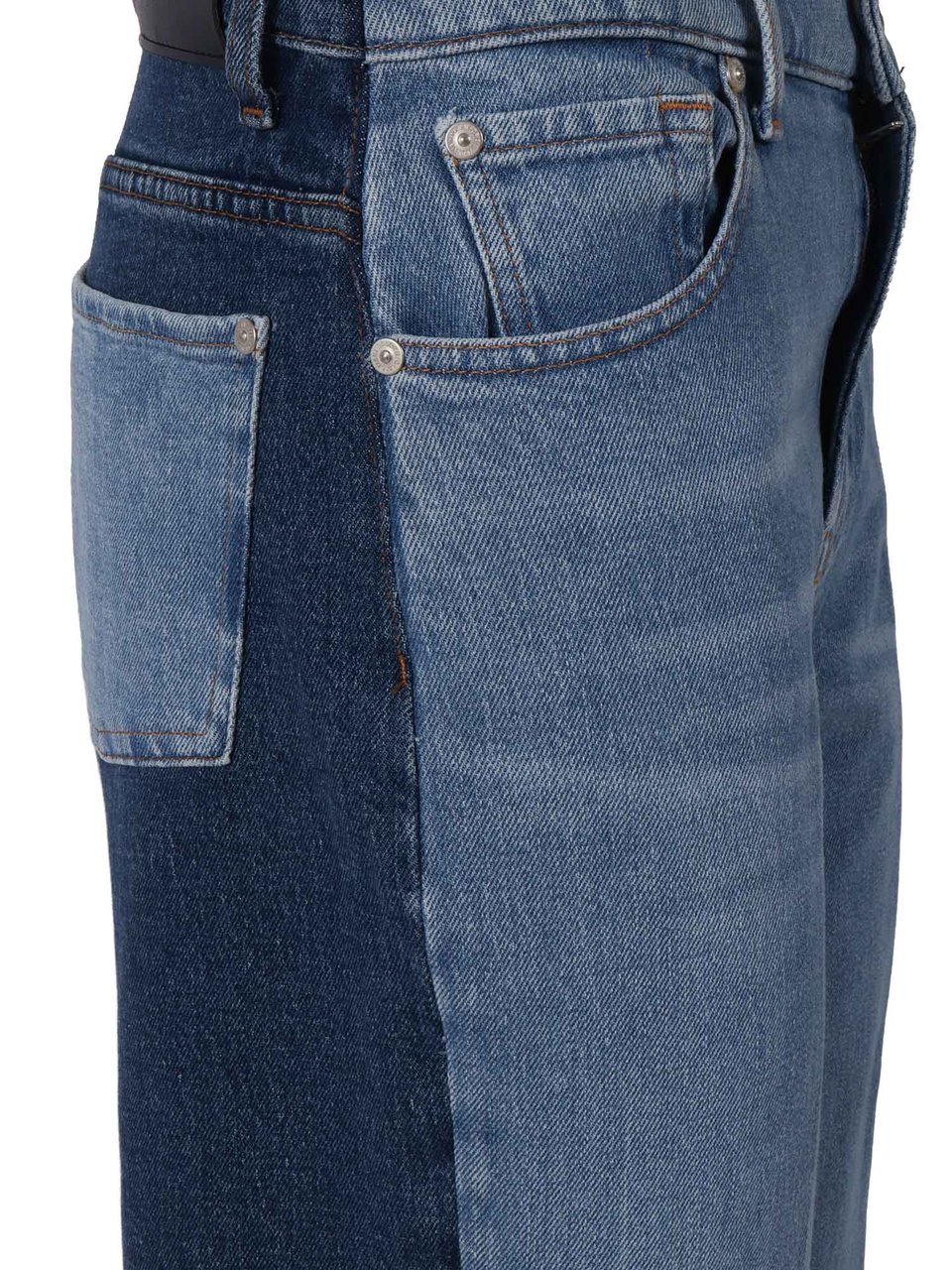 7 For All Mankind Joker Stovepipe Two Tone Jeans Blauw