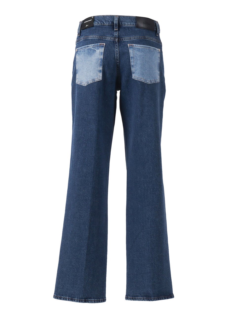 7 For All Mankind Joker Stovepipe Two Tone Jeans Blauw