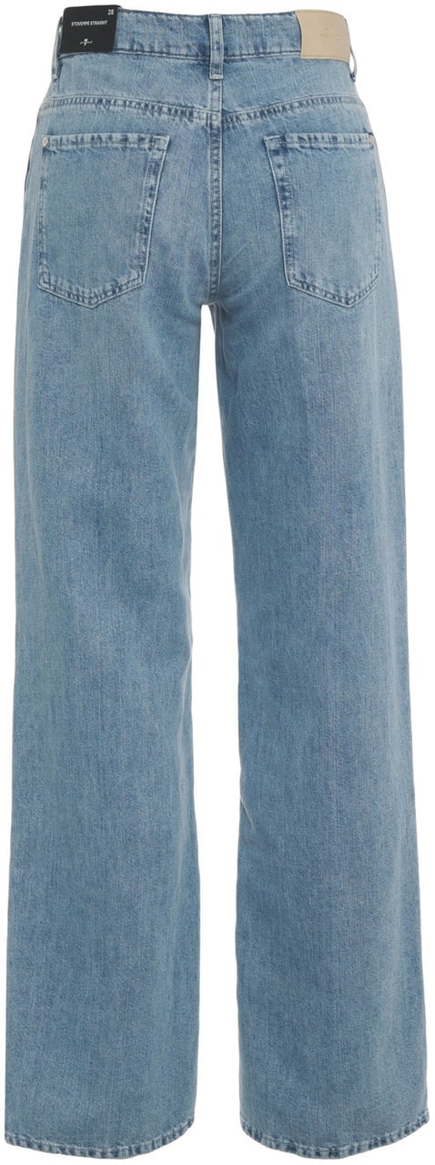 7 For All Mankind Straight leg jeans 'Stovepipe' Blauw
