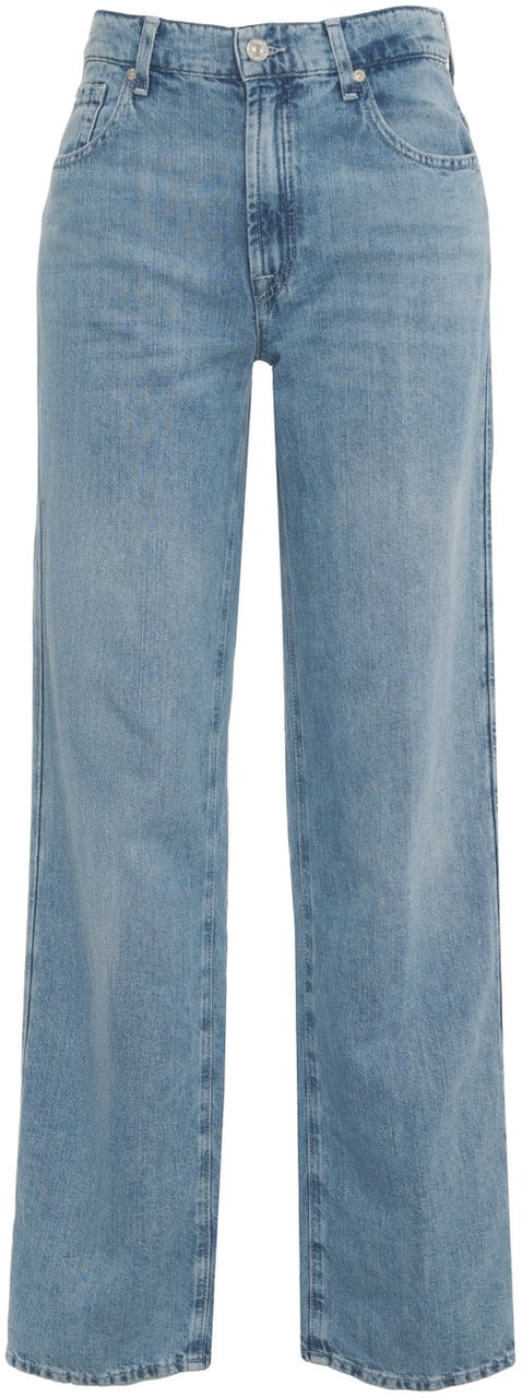 7 For All Mankind Straight leg jeans 'Stovepipe' Blauw