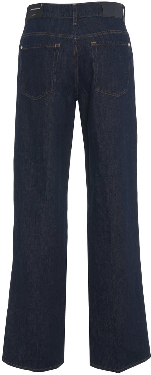7 For All Mankind Straight leg jeans 'Stovepipe' Blauw