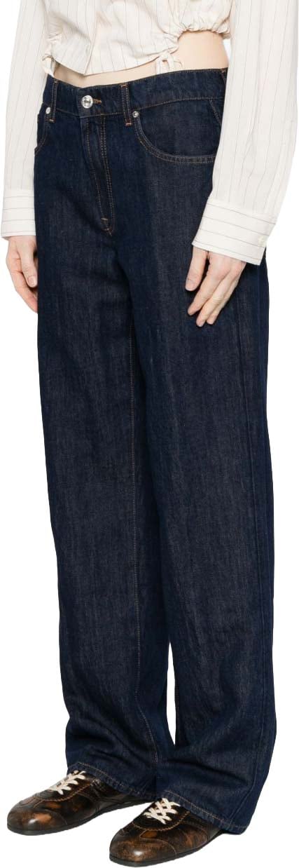 7 For All Mankind Jeans Blu Scuro Navy