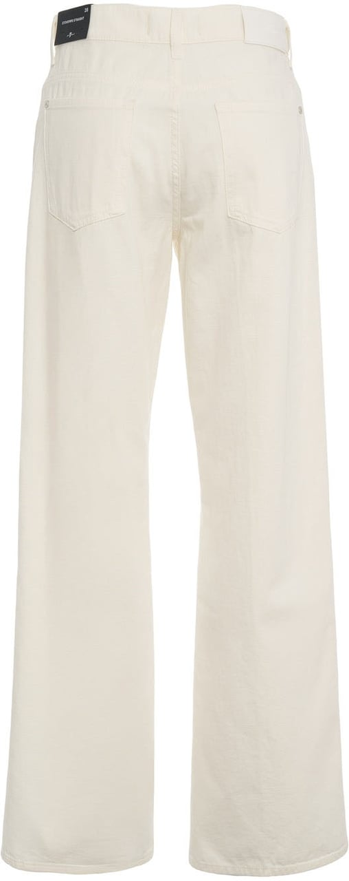 7 For All Mankind Straight leg jeans 'Stovepipe' Wit