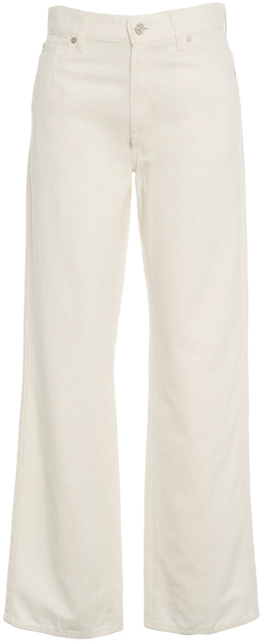 7 For All Mankind Straight leg jeans 'Stovepipe' Wit