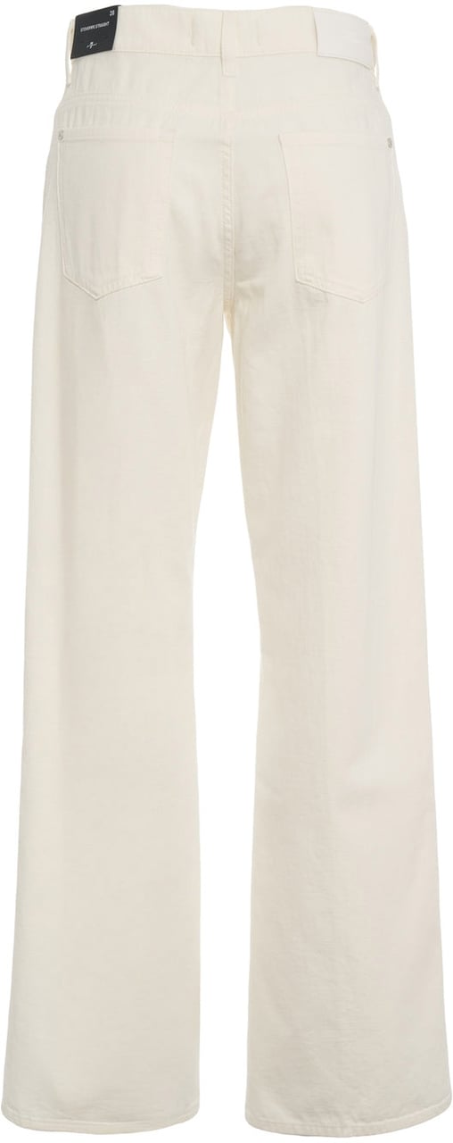 7 For All Mankind Straight leg jeans 'Stovepipe' Wit