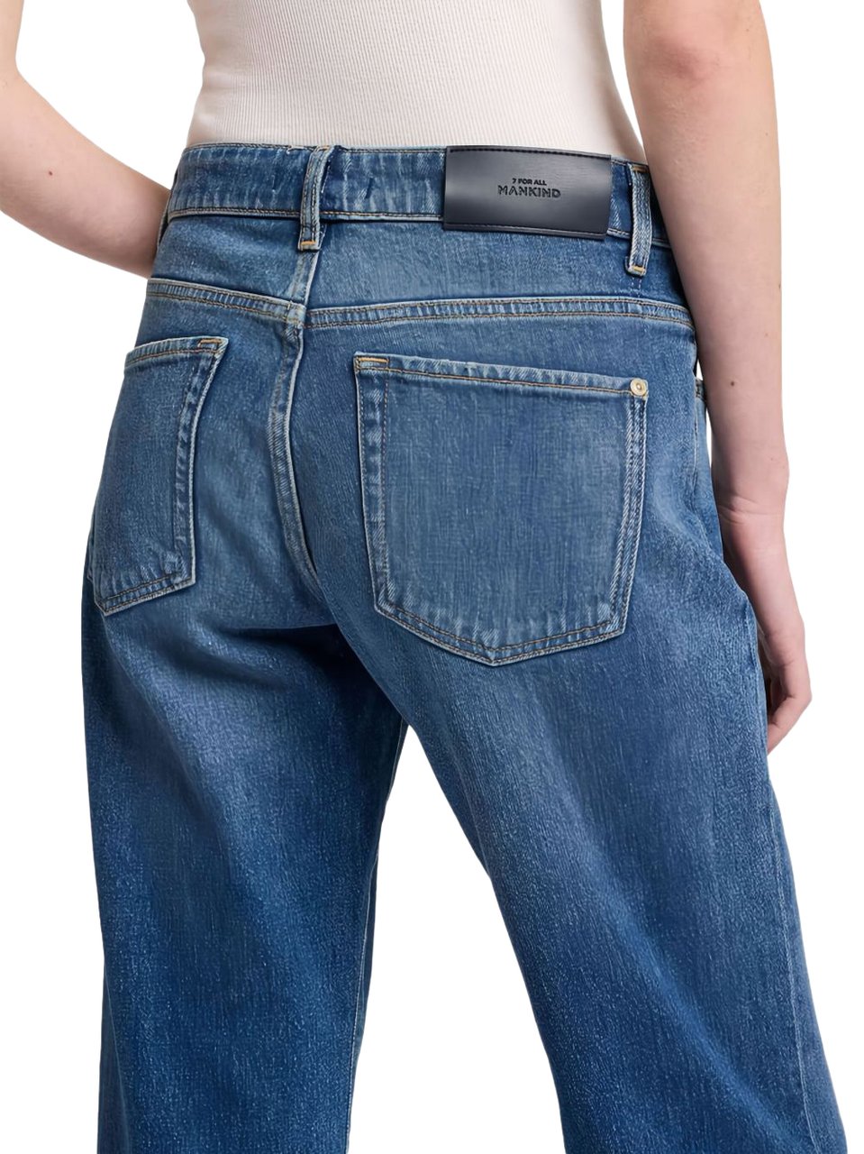 7 For All Mankind Jeans Blue Blauw