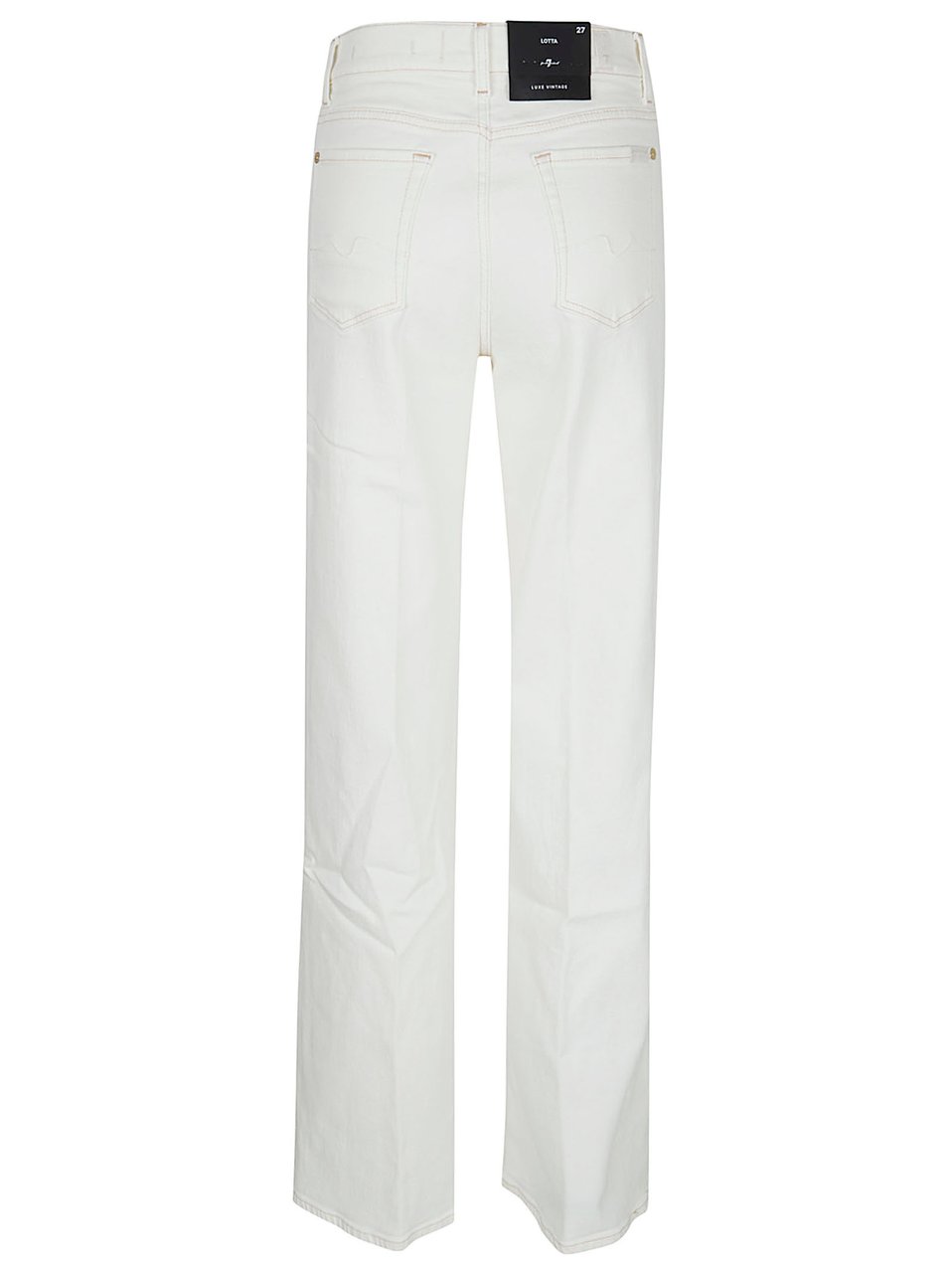 7 For All Mankind Luxe Vintage Lotta High-Waisted Jeans Wit