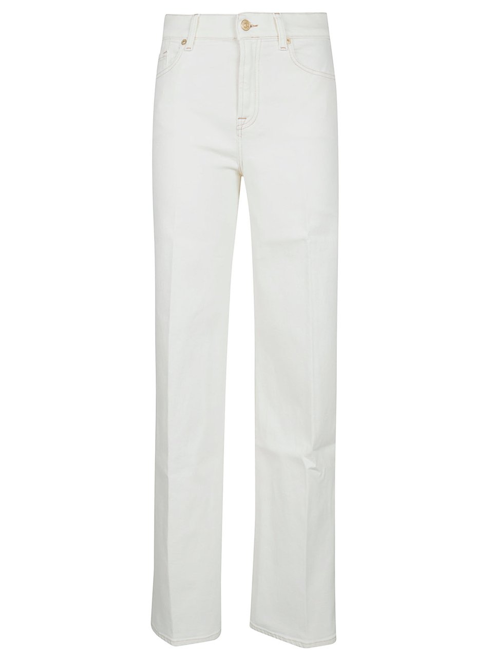 7 For All Mankind Luxe Vintage Lotta High-Waisted Jeans Wit