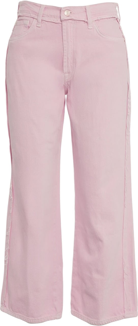 7 For All Mankind Cropped jeans 'Stovepipe' Roze