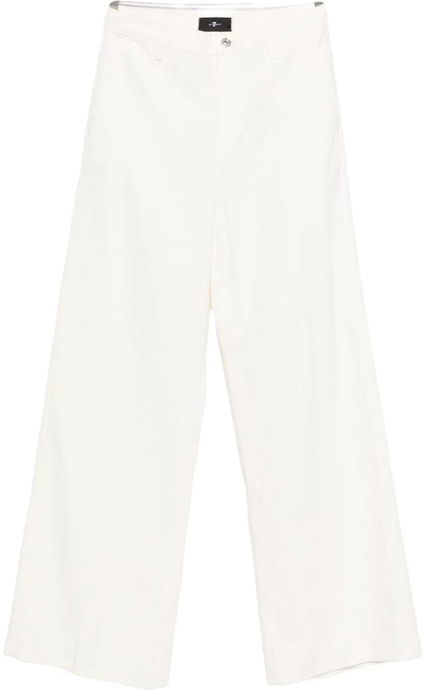7 For All Mankind Jeans Bianco Wit