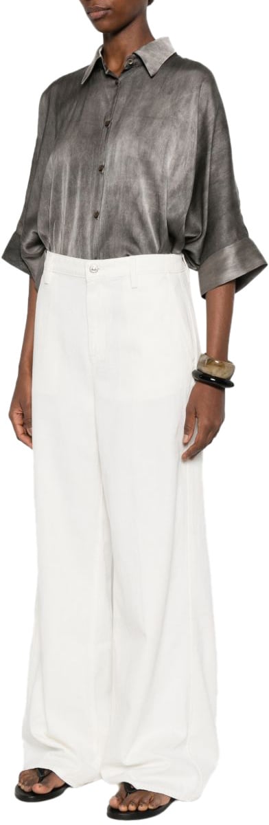 7 For All Mankind Jeans Bianco Wit