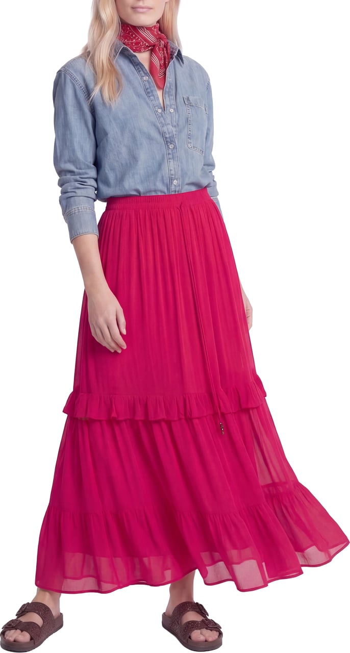 7 For All Mankind Denim blouse 'Ivy' Blauw