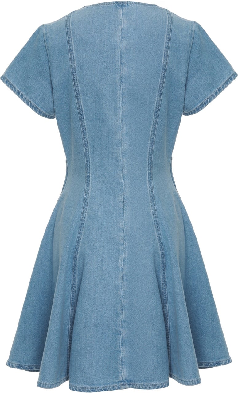 7 For All Mankind Denim mini dress Blauw